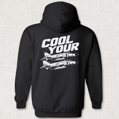 NavyHumor Hoodie Black / S Cool Your Jets Hoodie