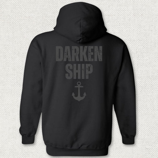 NavyHumor Hoodie Black / S Darken Ship Hoodie