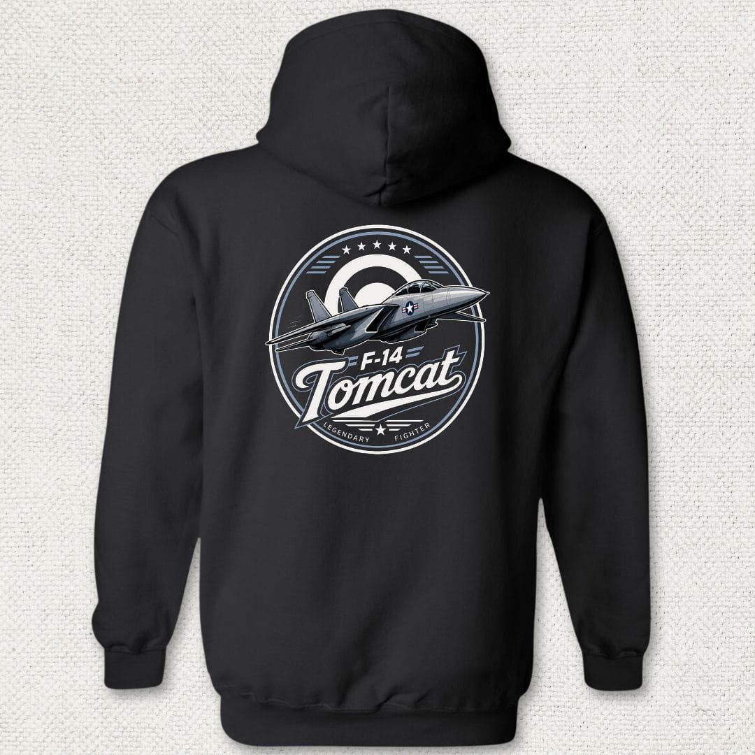 NavyHumor Hoodie Black / S F-14 Tomcat - Legendary Fighter Hoodie