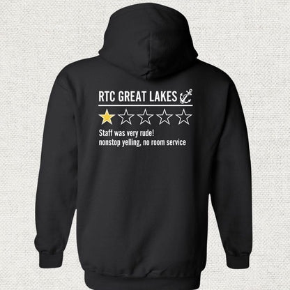 NavyHumor Hoodie Black / S Great Lake Review Hoodie