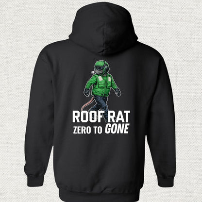 NavyHumor Hoodie Black / S Green Roof Rat - Hoodie