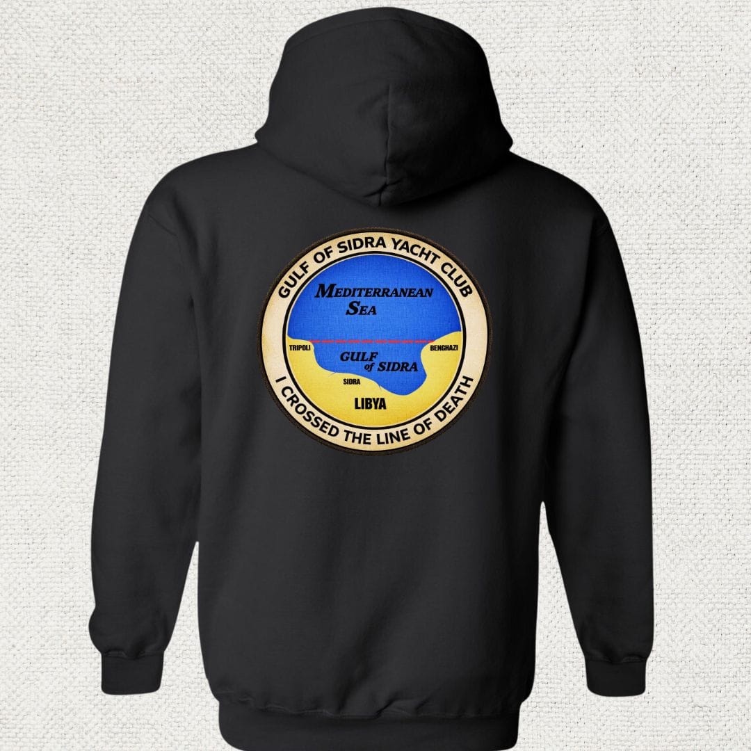 NavyHumor Hoodie Black / S Gulf Of Sidra Yacht Club Hoodie