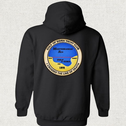 NavyHumor Hoodie Black / S Gulf Of Sidra Yacht Club Hoodie