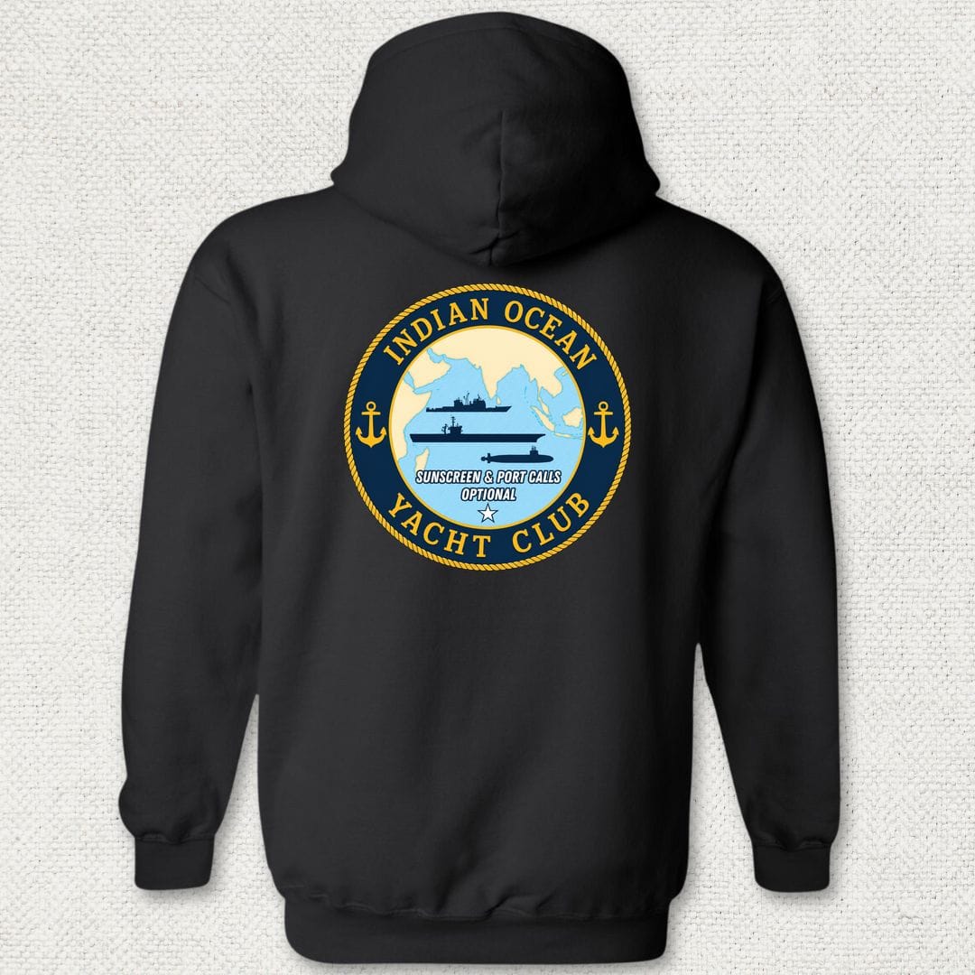NavyHumor Hoodie Black / S Indian Ocean Yacht Club Hoodie