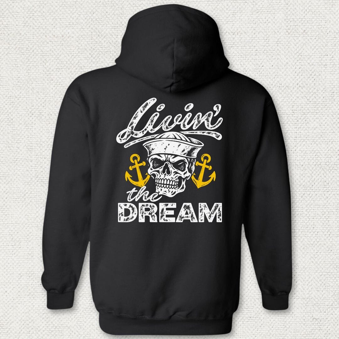 NavyHumor Hoodie Black / S Livin' The Dream Hoodie