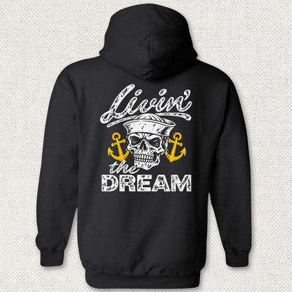 NavyHumor Hoodie Black / S Livin' The Dream Hoodie