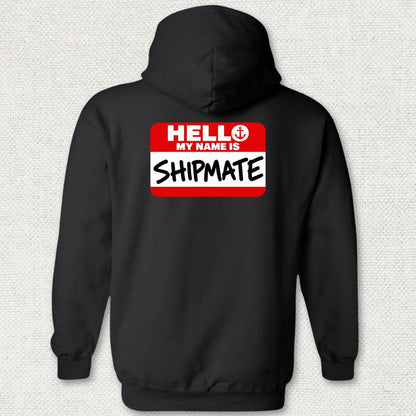 NavyHumor Hoodie Black / S My Name Is Shipmate Hoodie