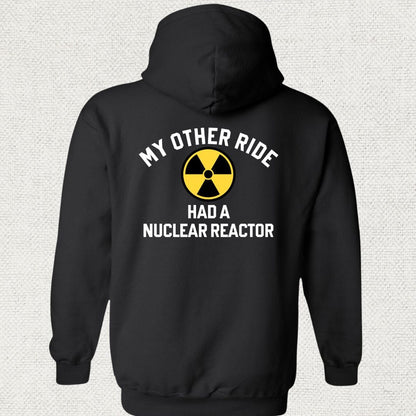 NavyHumor Hoodie Black / S My Other Ride Had A Nuclear Reactor Hoodie