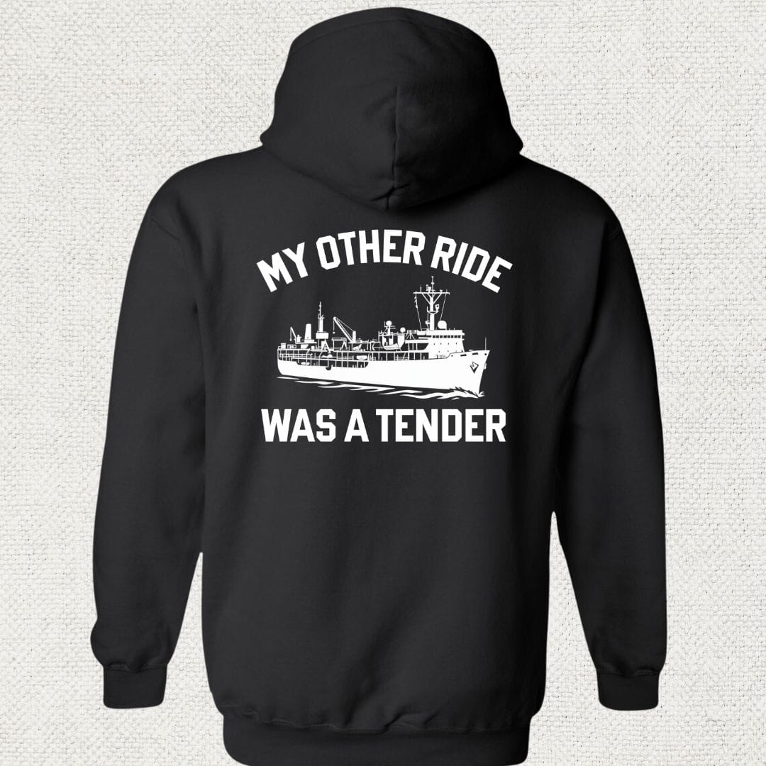 NavyHumor Hoodie Black / S My Other Ride Was A Fast Attack Hoodie