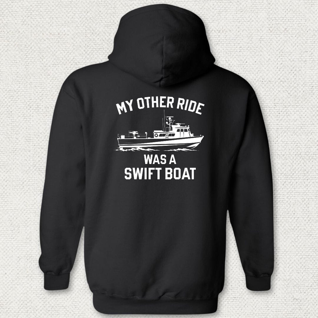 NavyHumor Hoodie Black / S My Other Ride Was A Swift Boat Hoodie