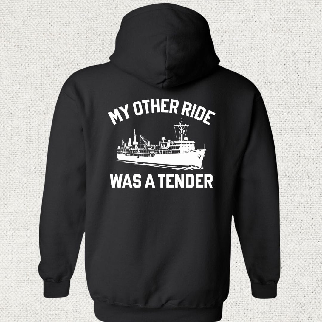 NavyHumor Hoodie Black / S My Other Ride Was A Tender Hoodie