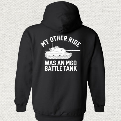 NavyHumor Hoodie Black / S My Other Ride Was An M60 Hoodie
