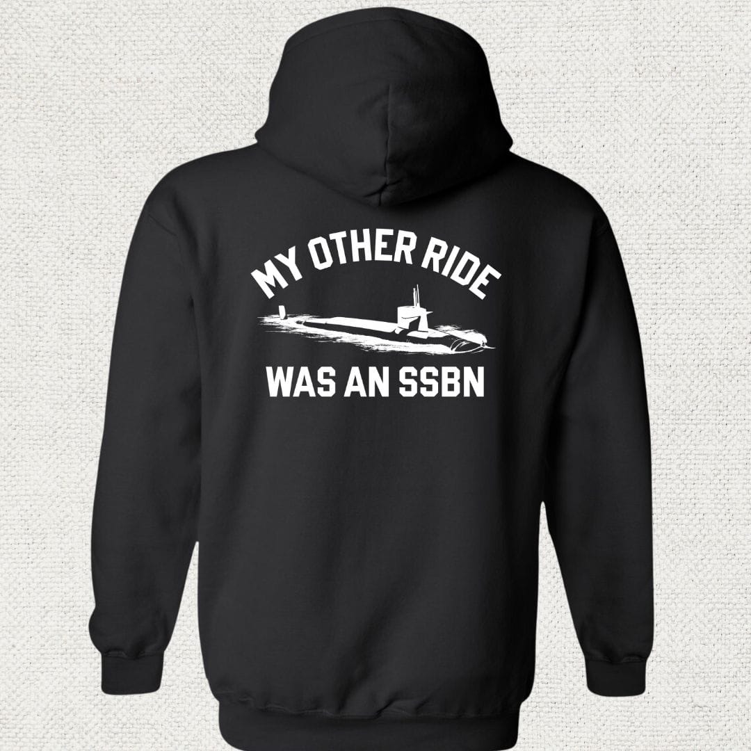 NavyHumor Hoodie Black / S My Other Ride Was An SSBN Hoodie