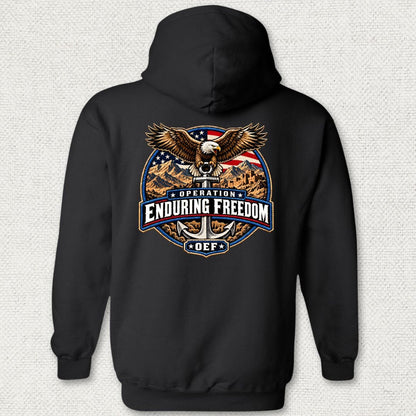 NavyHumor Hoodie Black / S Operation Enduring Freedom Hoodie