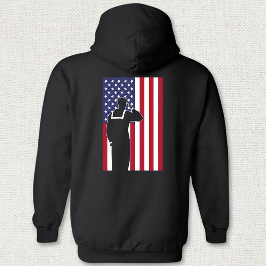 NavyHumor Hoodie Black / S Sailor Salute Hoodie