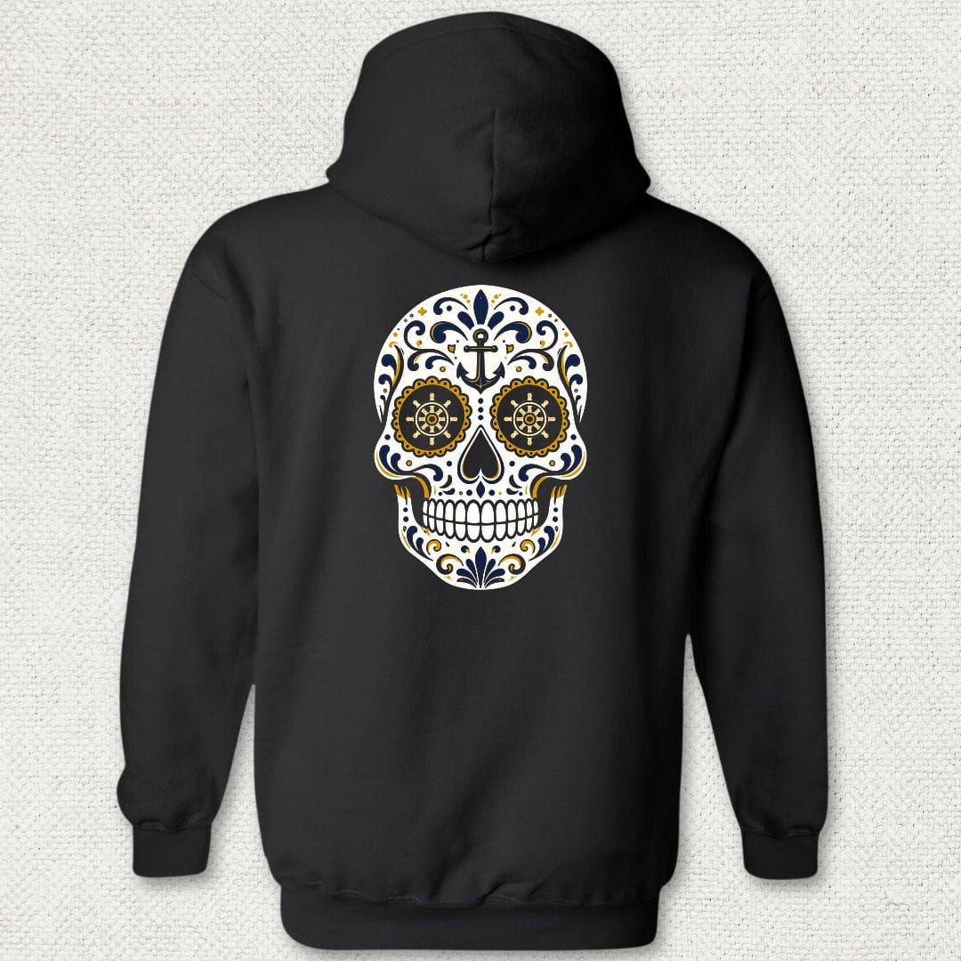 NavyHumor Hoodie Black / S Sailor Sugar Skull Hoodie