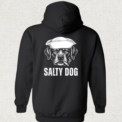 NavyHumor Hoodie Black / S Salty Dog Hoodie