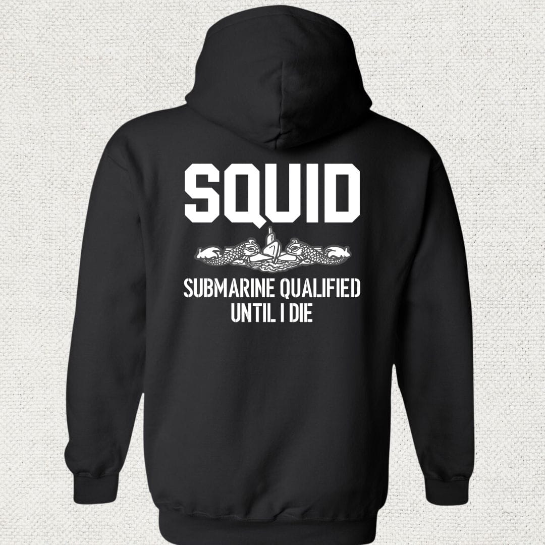 NavyHumor Hoodie Black / S SQUID - Submarine Qualified Hoodie