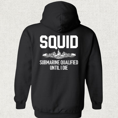 NavyHumor Hoodie Black / S SQUID - Submarine Qualified Hoodie