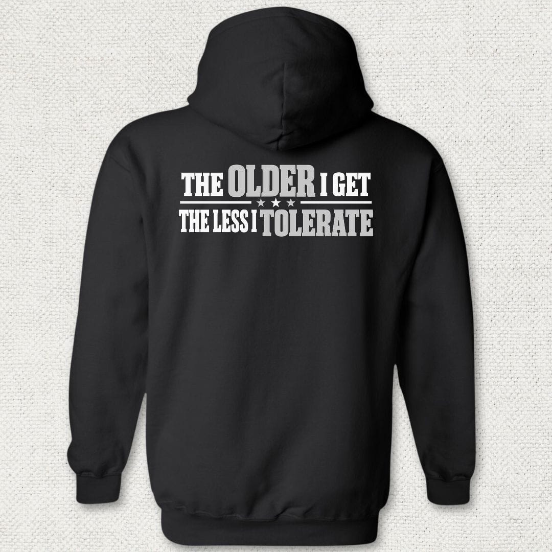 NavyHumor Hoodie Black / S The Less I Tolerate Hoodie