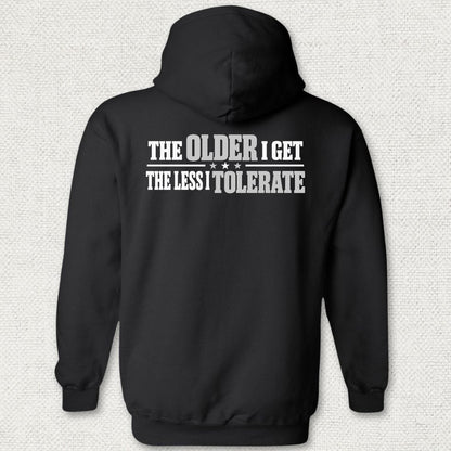 NavyHumor Hoodie Black / S The Less I Tolerate Hoodie