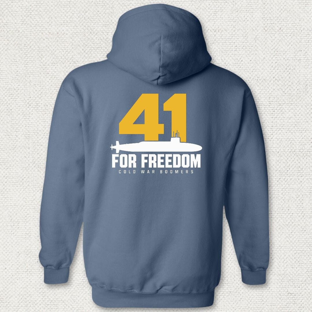 NavyHumor Hoodie Heather Navy / S 41 For Freedom Hoodie