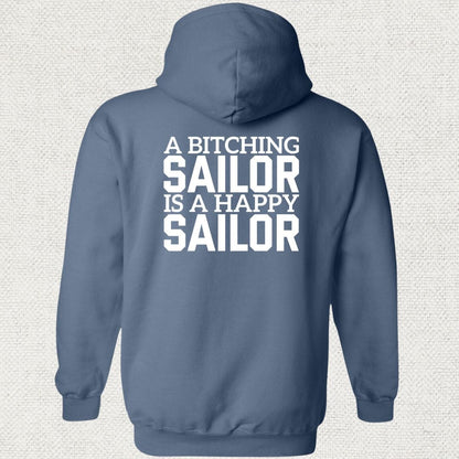 NavyHumor Hoodie Heather Navy / S A Bitching Sailor Hoodie