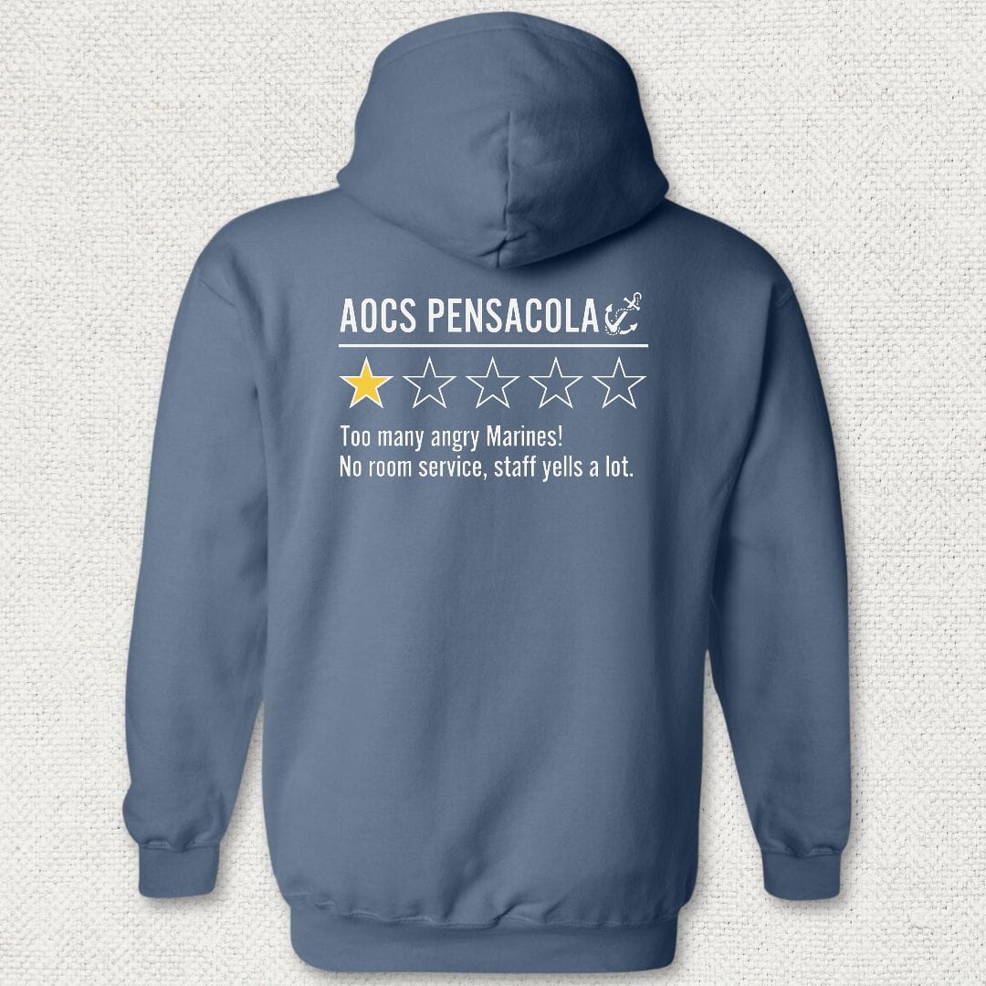 NavyHumor Hoodie Heather Navy / S AOCS Pensacola Review Hoodie