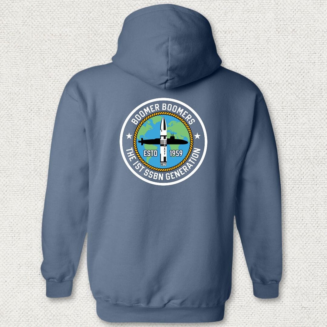 NavyHumor Hoodie Heather Navy / S Boomer Boomers Hoodie
