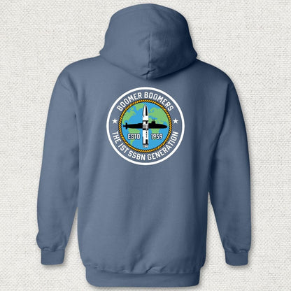 NavyHumor Hoodie Heather Navy / S Boomer Boomers Hoodie
