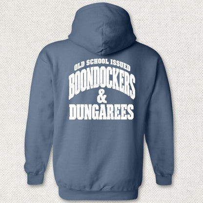NavyHumor Hoodie Heather Navy / S Boondockers And Dungarees Hoodie