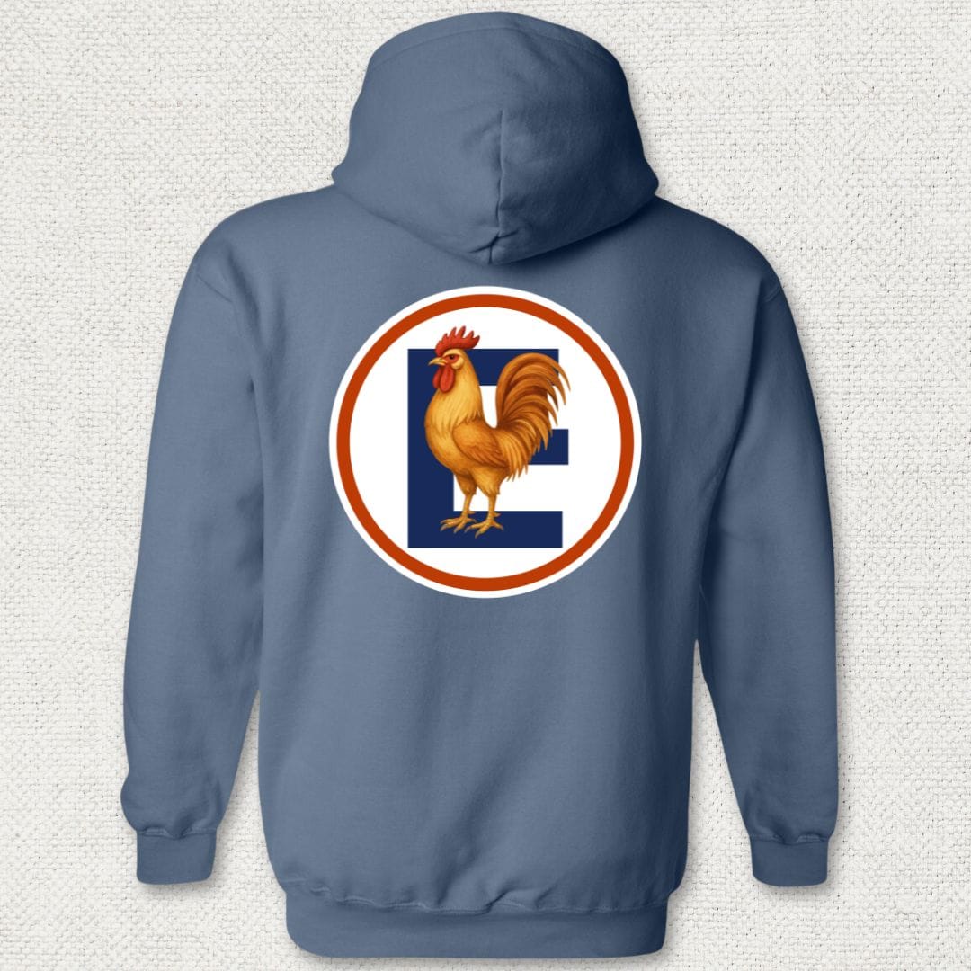 NavyHumor Hoodie Heather Navy / S Boot Camp Big Chicken Hoodie