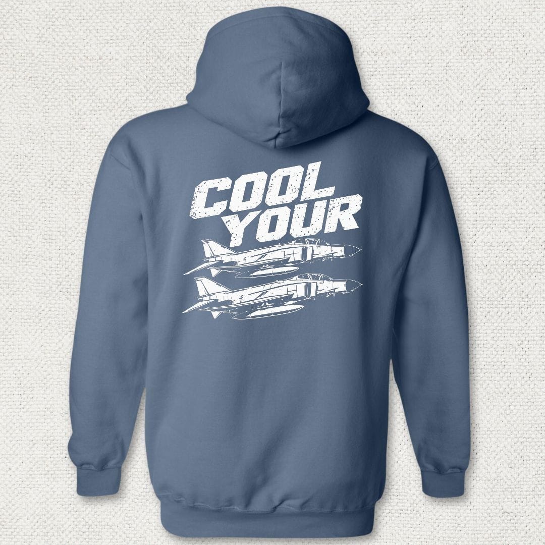 NavyHumor Hoodie Heather Navy / S Cool Your Jets Hoodie