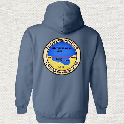 NavyHumor Hoodie Heather Navy / S Gulf Of Sidra Yacht Club Hoodie