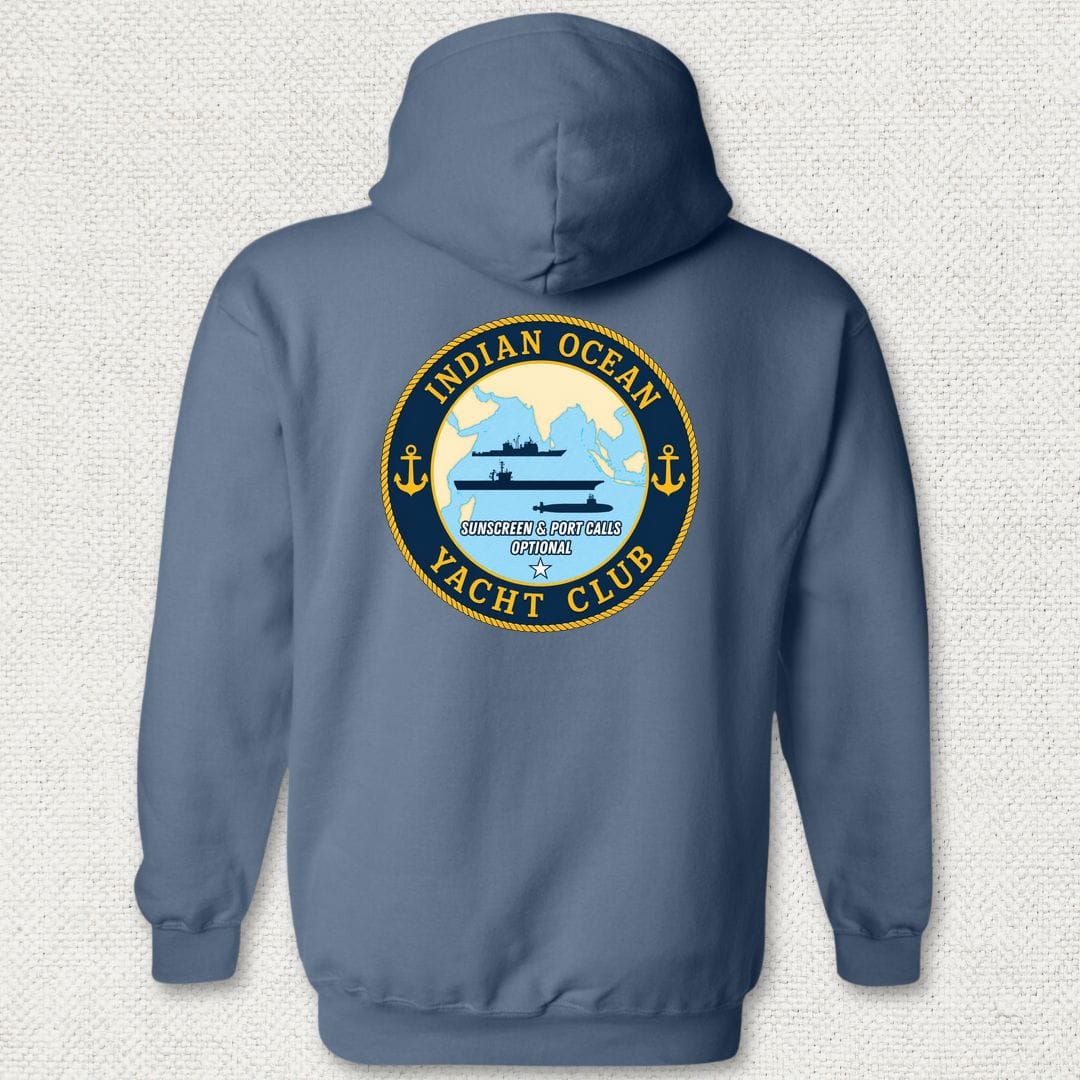 NavyHumor Hoodie Heather Navy / S Indian Ocean Yacht Club Hoodie