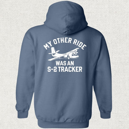 NavyHumor Hoodie Heather Navy / S My Other Ride Was An S-2 Tracker Hoodie