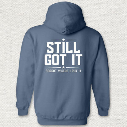 NavyHumor Hoodie Heather Navy / S Still Got It Hoodie