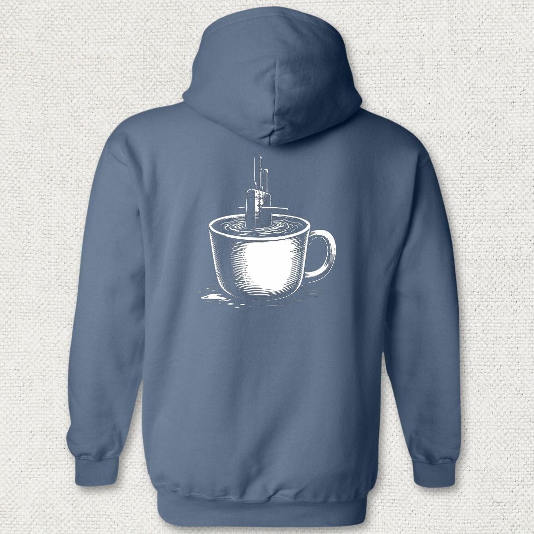NavyHumor Hoodie Heather Navy / S Sub In A Cup Hoodie