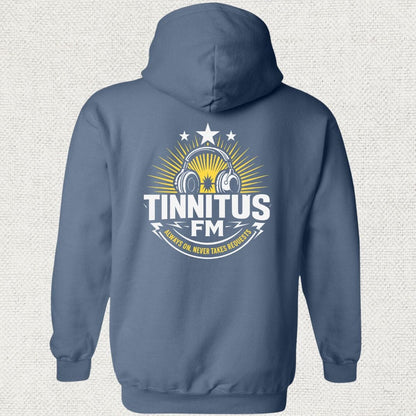 NavyHumor Hoodie Heather Navy / S Tinnitus FM Hoodie