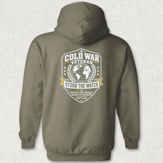 NavyHumor Hoodie Military Green / S Cold War Veteran Hoodie