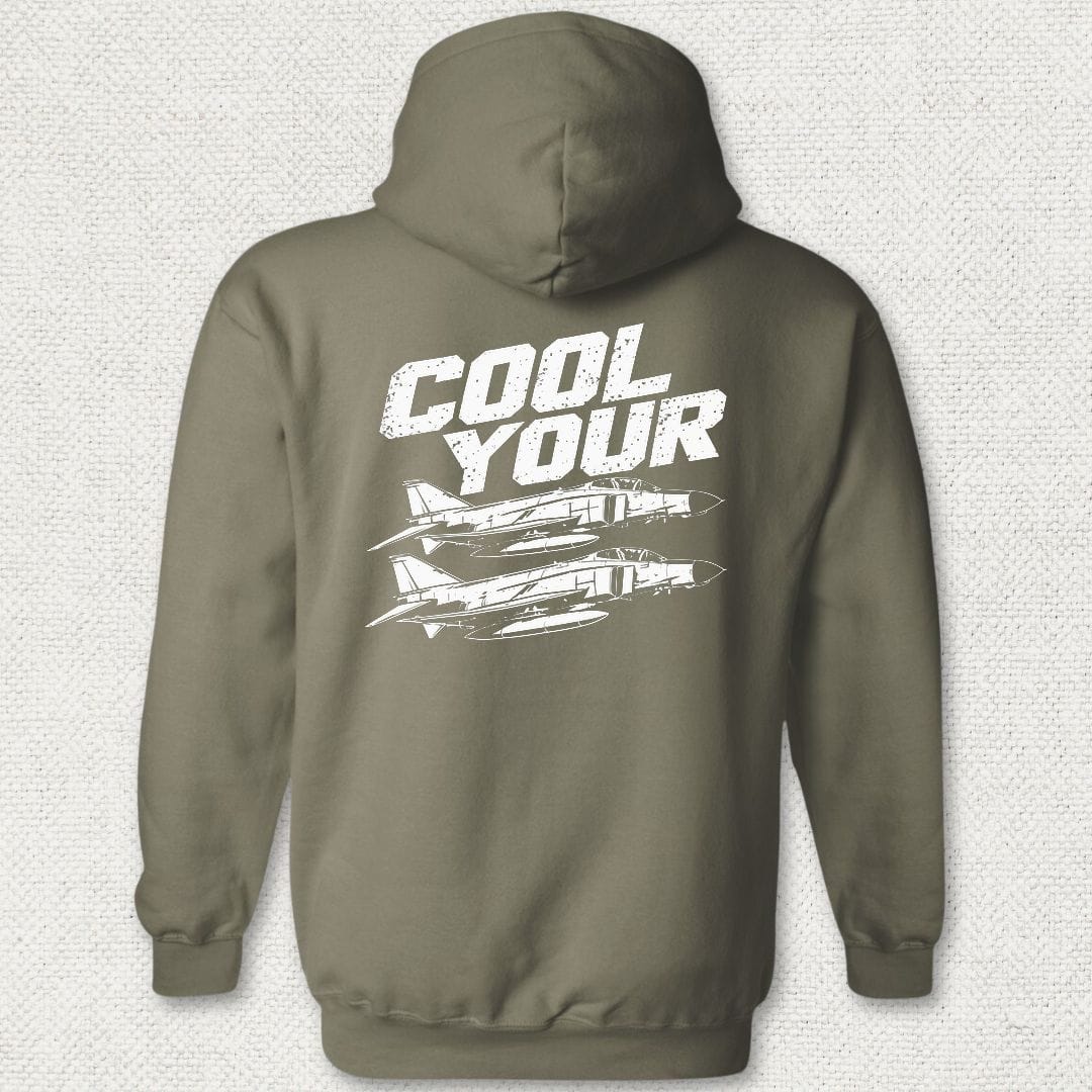 NavyHumor Hoodie Military Green / S Cool Your Jets Hoodie