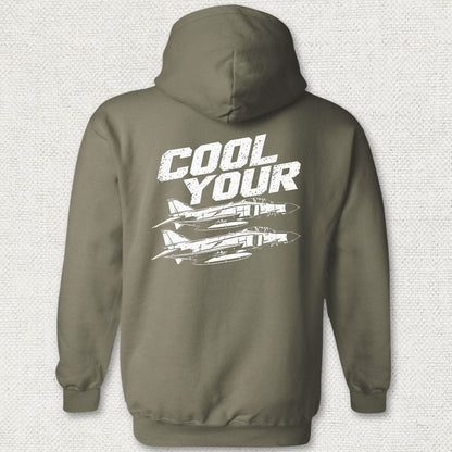 NavyHumor Hoodie Military Green / S Cool Your Jets Hoodie
