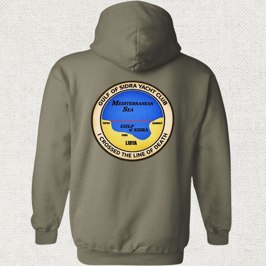 NavyHumor Hoodie Military Green / S Gulf Of Sidra Yacht Club Hoodie