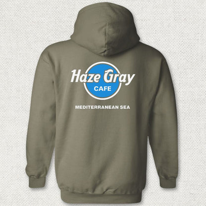 NavyHumor Hoodie Military Green / S Haze Gray Cafe - Mediterranean Sea Hoodie