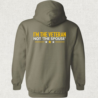NavyHumor Hoodie Military Green / S I'm The Veteran Hoodie