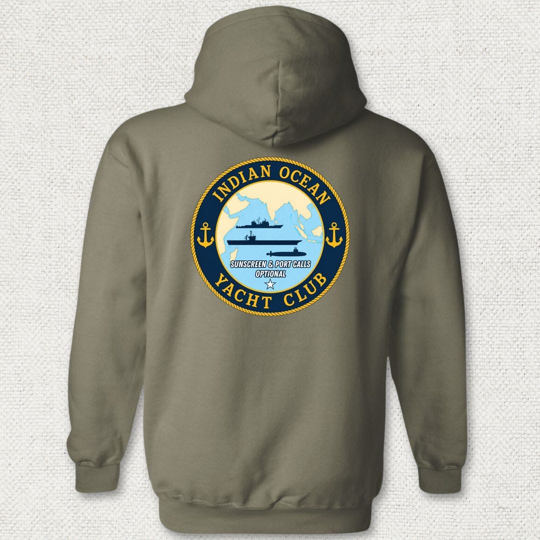 NavyHumor Hoodie Military Green / S Indian Ocean Yacht Club Hoodie