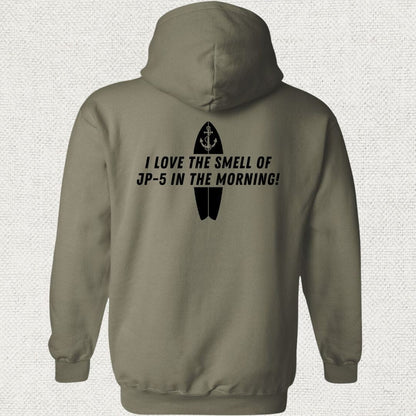 NavyHumor Hoodie Military Green / S JP-5 In The Morning Hoodie