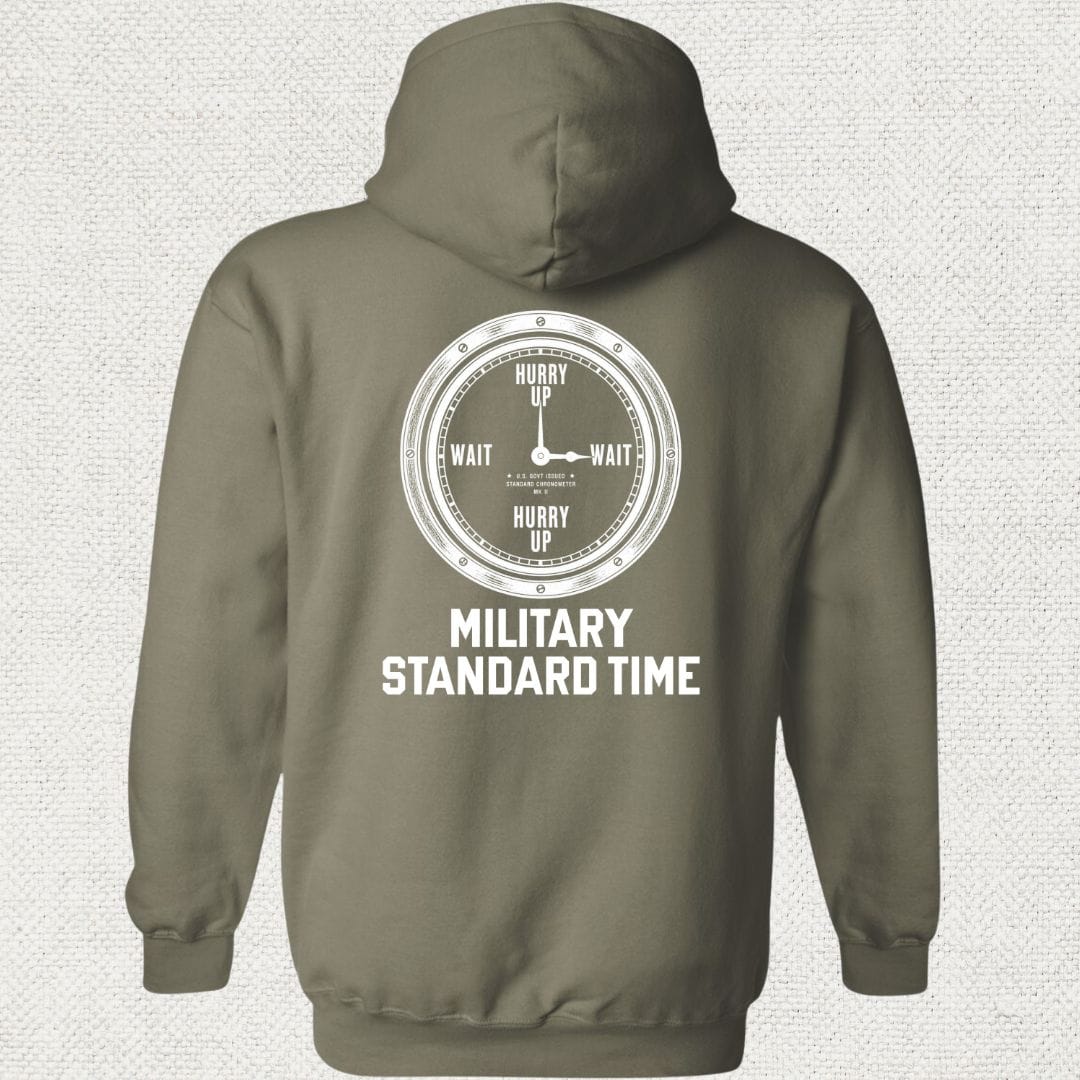 NavyHumor Hoodie Military Green / S Military Standard Time Hoodie