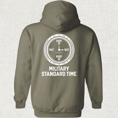 NavyHumor Hoodie Military Green / S Military Standard Time Hoodie