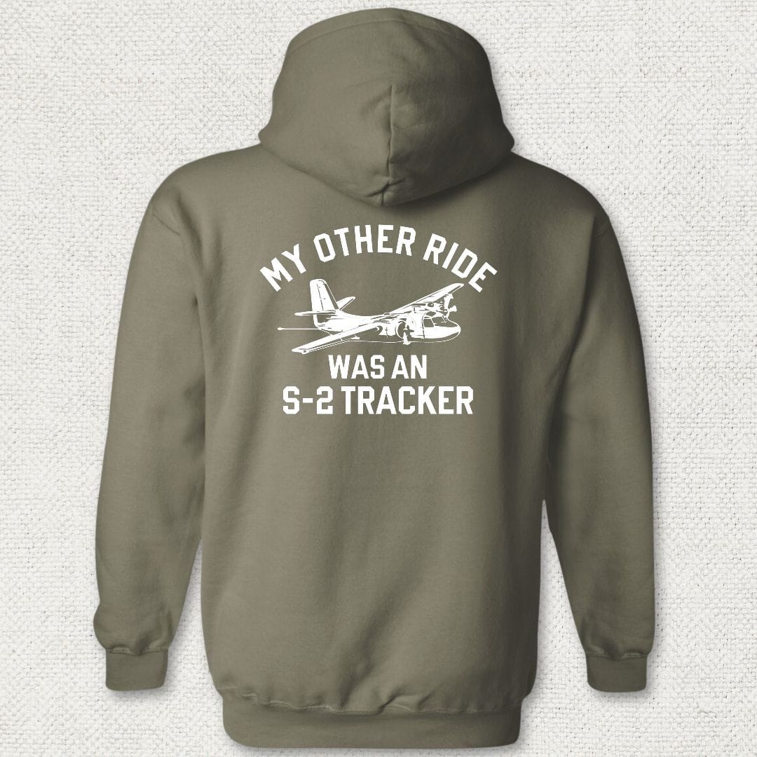 NavyHumor Hoodie Military Green / S My Other Ride Was A S-2 Tracker (Boom) Hoodie